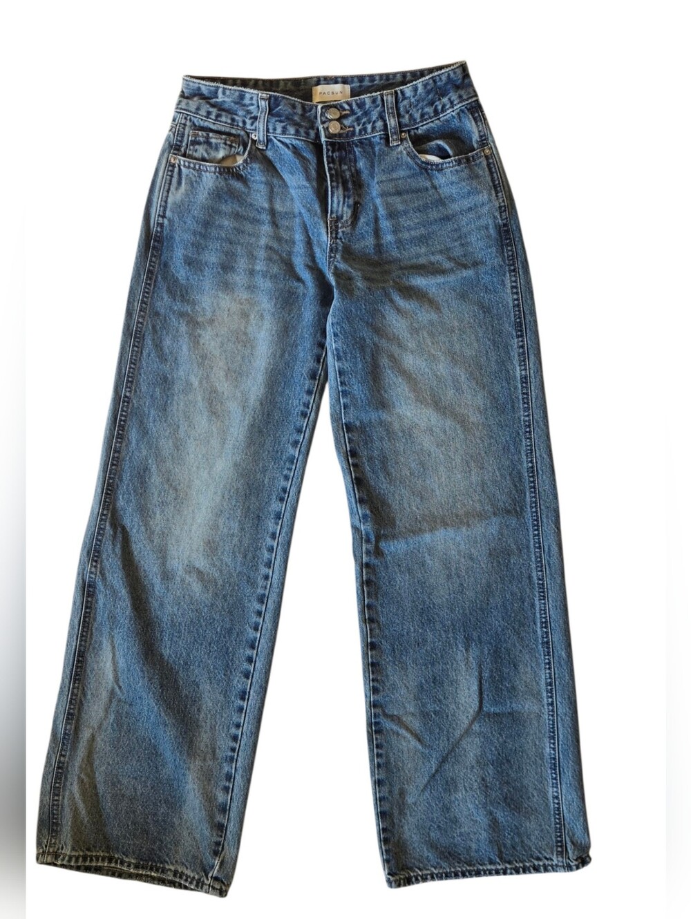 PacSun Casey Low Rise Baggy Jeans Women’s Size 27 Medium Wash Wide Leg